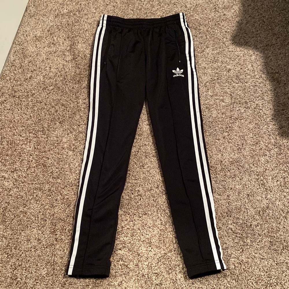 (4/$10) Adidas 3 stripe warm up joggers